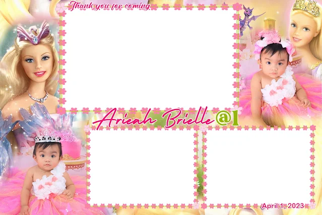 Affordable Barbie Photobooth Template