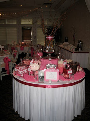 wedding candy table pictures
