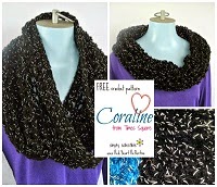  Coraline Times Squares Crochet Pattern Cowl Sunday Night Link Blast ~A Mix Of Fun Crochet Patterns http://www.niftynnifer.com/2014/12/sunday-night-link-blast-mix-of-fun.html #LinkBlast #Crochet #CrochetRoundUp