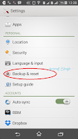 backup android contact