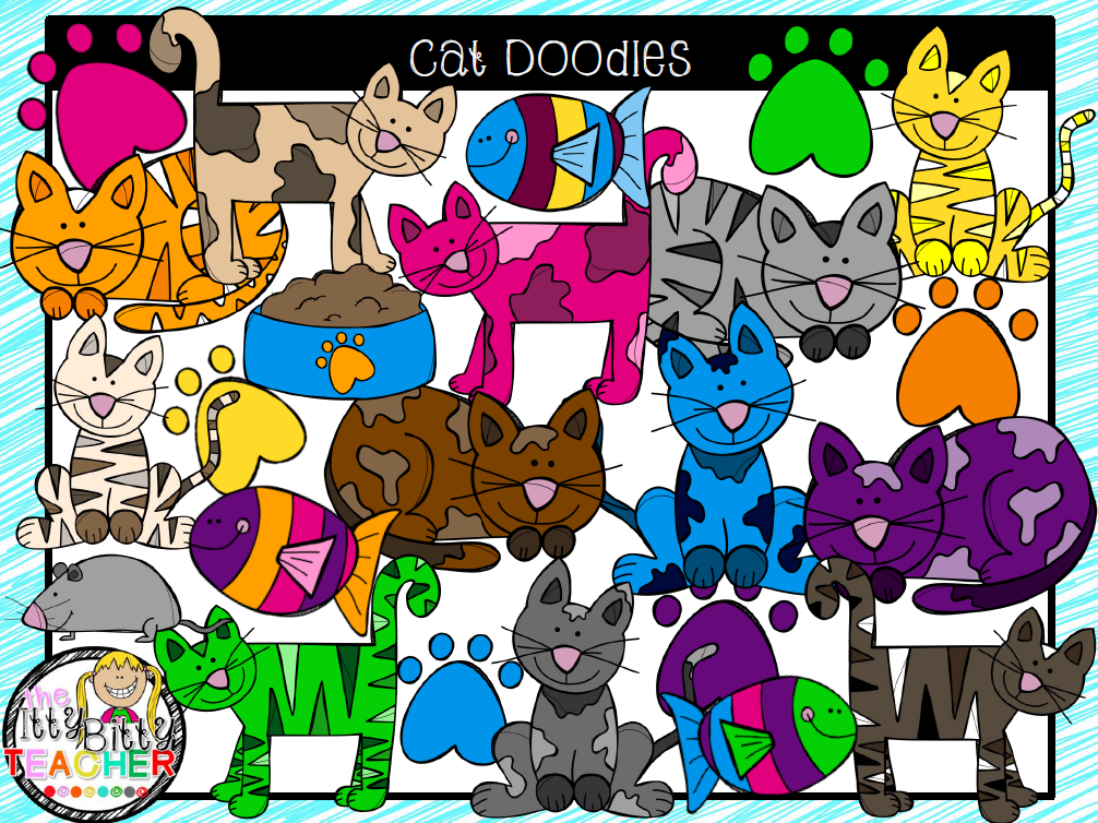 https://www.teacherspayteachers.com/Product/Clipart-Cat-Doodles-1700508