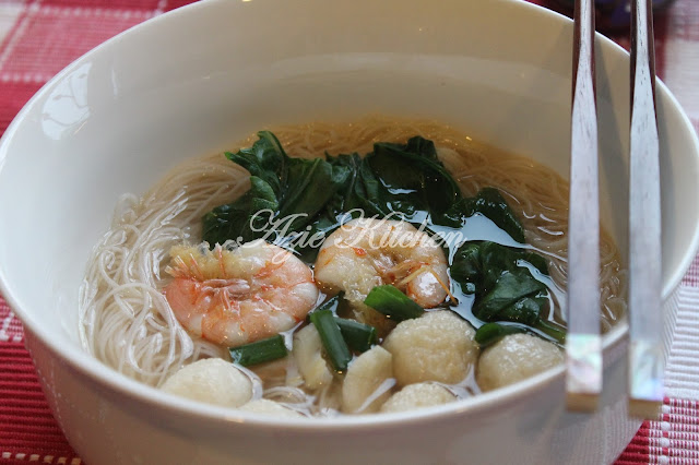 Mee Hoon Sup Ala Chinese Style - Azie Kitchen
