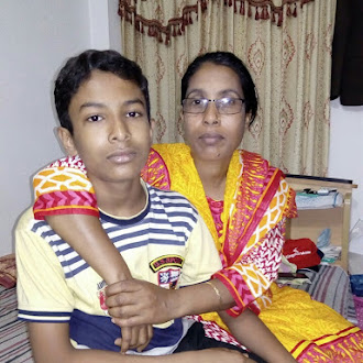 Me & my mother in our Kushtia Home