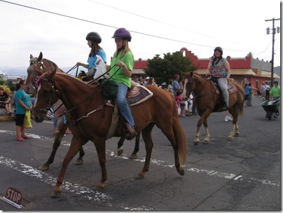IMG_8102 Horses in the Rainier Days in the Park Parade on July 11, 2009