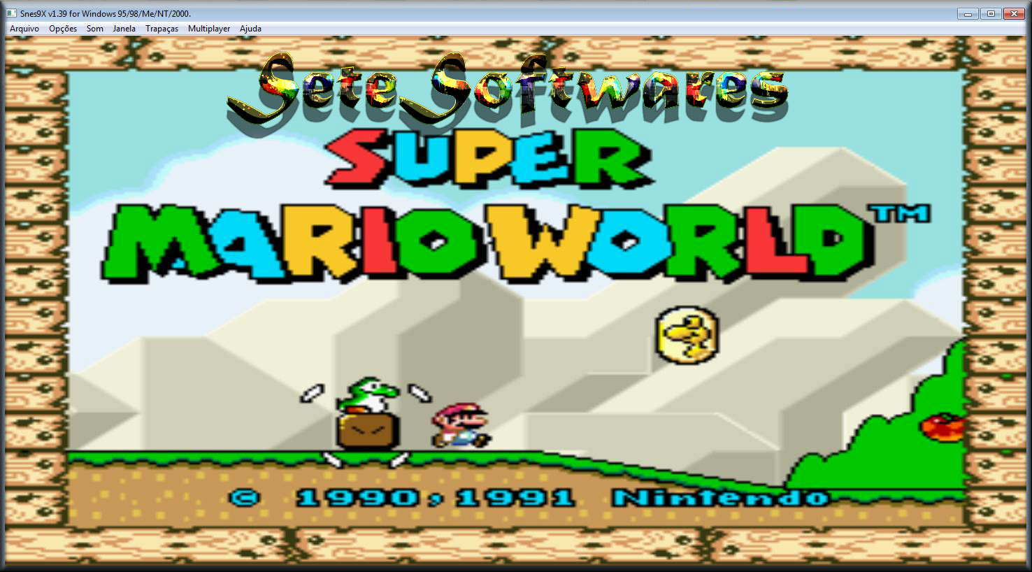 SeteSoftwares: Super Mario World - Rom Snes9x