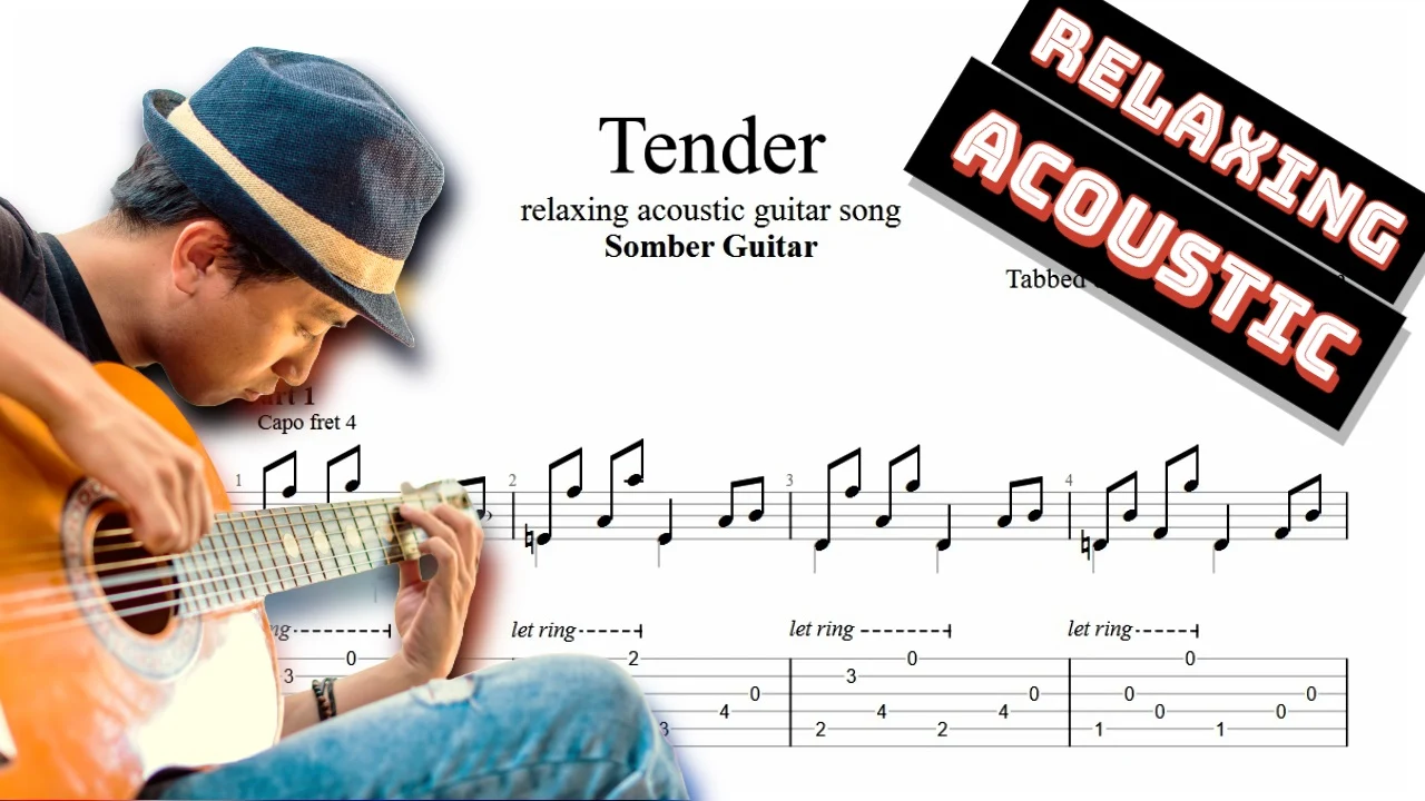 Somber Guitar - Tender Tab