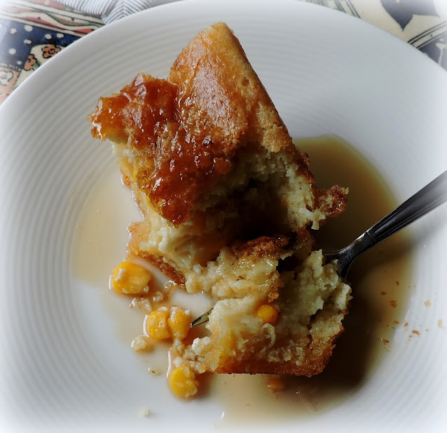 Custard Filled Corn Bread