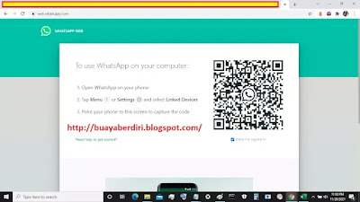 Cara Chattingan WhatsApp di WA Web lewat browser google chrome PC / Laptop