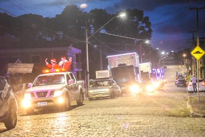 Caravana de Natal passará nesta quinta-feira, dia 12