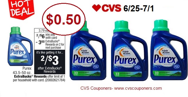 http://www.cvscouponers.com/2017/06/hot-pay-050-for-purex-laundry-detergent.html