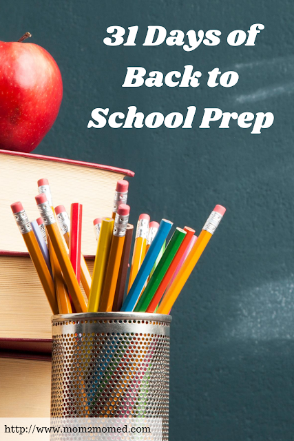 31 Days of Back to School Prep Tips and Ideas