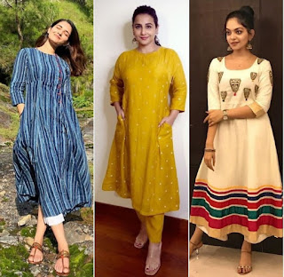 A-line kurta for women