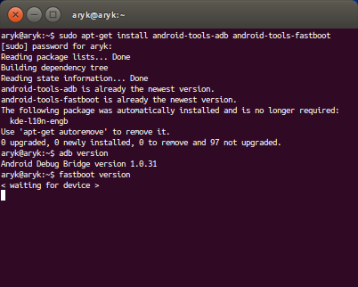 How Setup ADB And Fastboot Tools On Linux PC