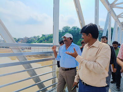 Gaya |{उद्घाटन की बहार} DM- SSP-NagarAyukt |ने नाव से फल्गुनदी गयाजीDam, सीताकुंड का लिया जायजा | Pitrupaksha2022 मेला महासंगम | - AnjNewsMedia