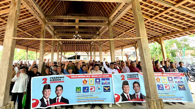 Komunitas Masyarakat Petani Desa Ponorogo Resmi Deklarasi Dukung Prabowo-Gibran