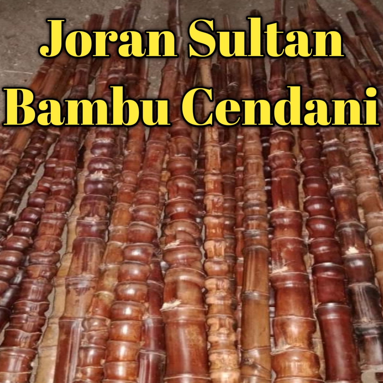 Waktu diperhatikan dengan jelas kesemuanya, barulah tau kalau itu adalah bambu