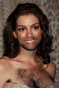 So realistic photoshopped female Celebrities with beards.
