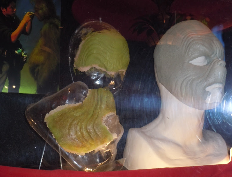 The Grinch prosthetics make-up