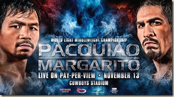 Pacquiao vs Margarito Official Banner - Horizontal