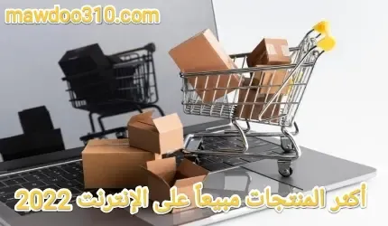 أكثر المنتجات مبيعاً على الانترنت