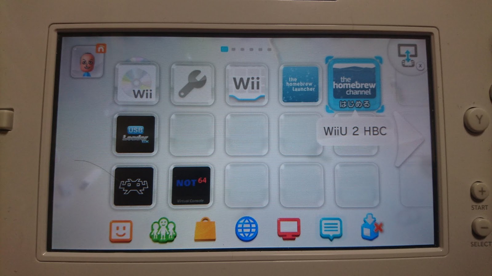 Yyoosskのメモ Wiiu メニューから直接wiiモードのhbcを起動できるhbl2hbc紹介