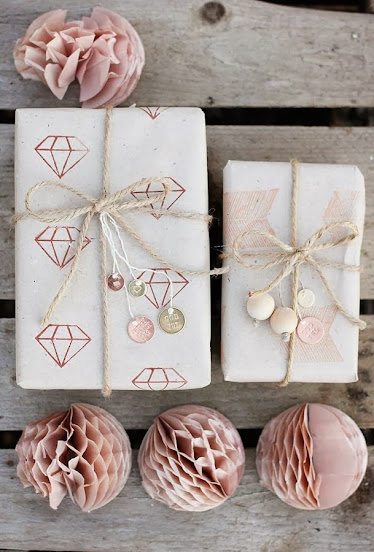 paper balls gift wrapping