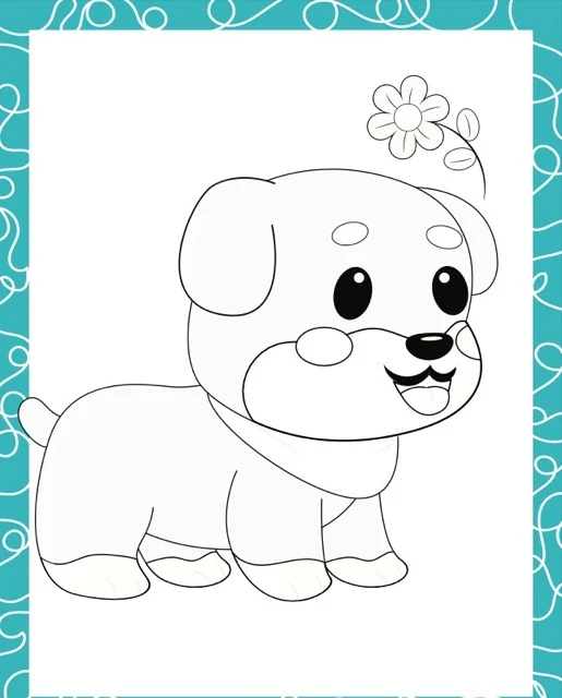 Color Cute Puppies