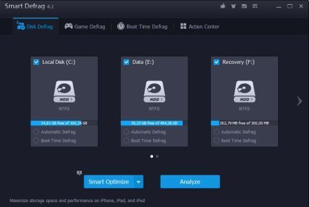 Iobit Smart Defrag 4.1.0