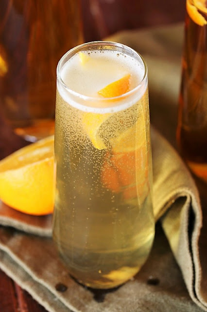 Royal Champagne Cocktail with Orange Twist Image