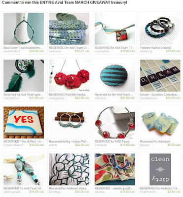 1. Comment To Win - Etsy Treasury