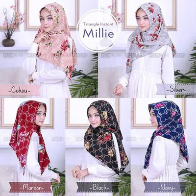 Cara Melipat Jilbab Instan