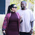 Pregnant Kim & Kanye step out for lunch & some shopping