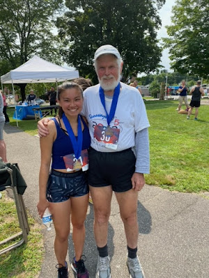 Alana and Larry at Arnold Mills race