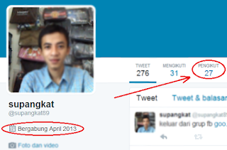 follower twitter sedikit