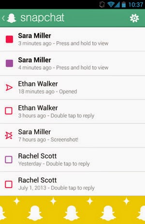 application smartphone snapchat