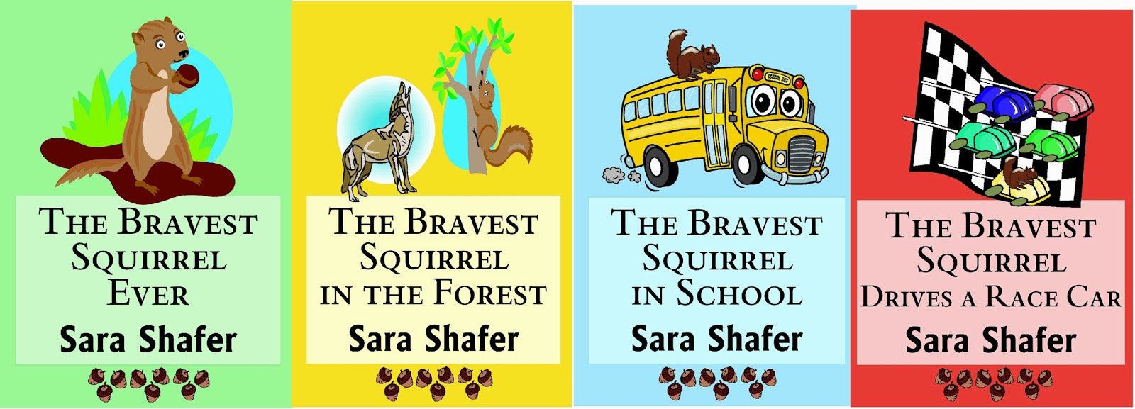 The Bravest Squirrel Series Website Welcome