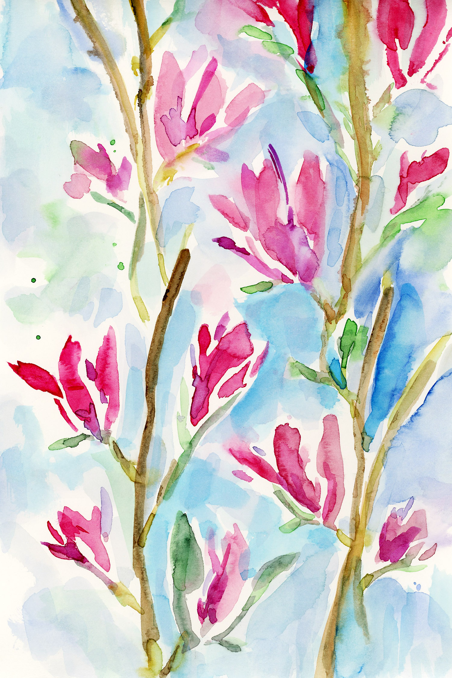 These chalk pastel tulips from - Living Montessori Now