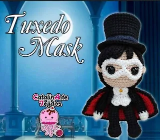 PATRON GRATIS TUXEDO MAX | SAILOR MOON AMIGURUMI 62223