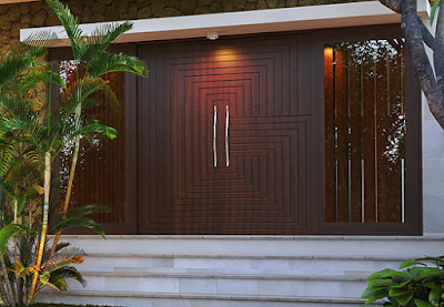 model pintu minimalis modern mewah