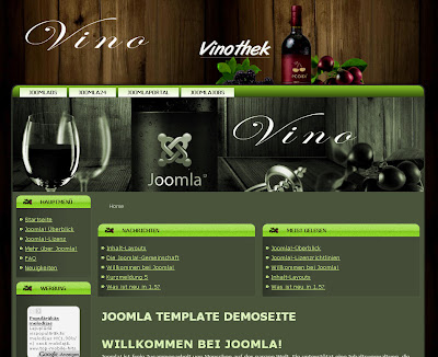 Vino - шаблон для Joomla 1.5