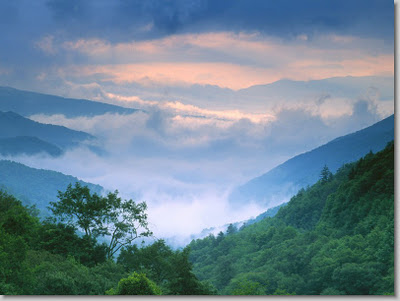 Summer Storm Approaching, Newfound Gap, Smoky Mountains National Park, Tennessee