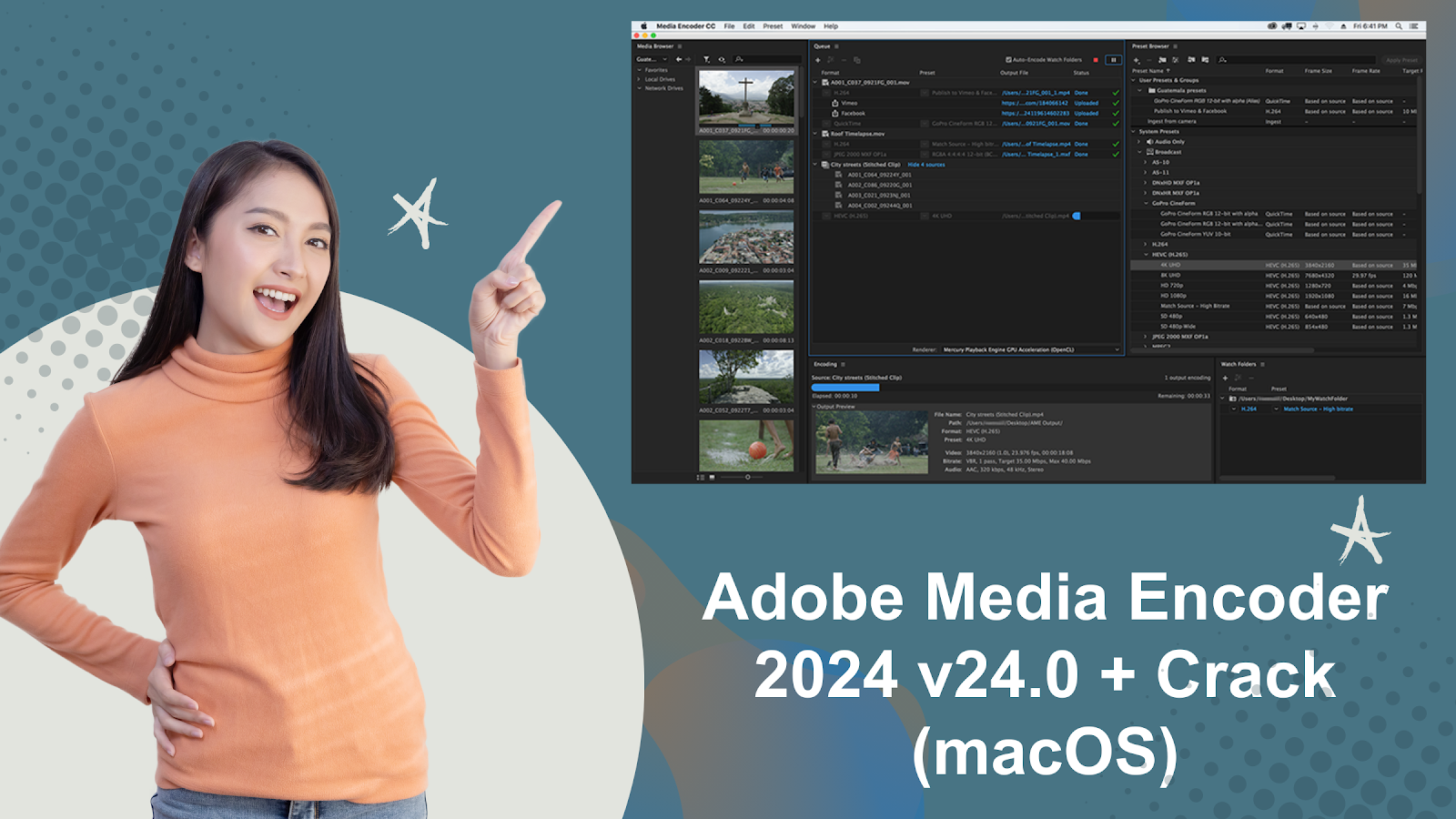 Adobe Media Encoder 2024 macOS