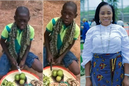 A young hawker goes viral after singing Tope Alabi Song