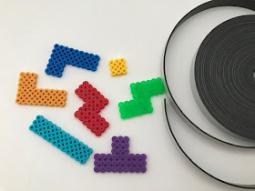 Using magnet tape to make Hama bead magnets