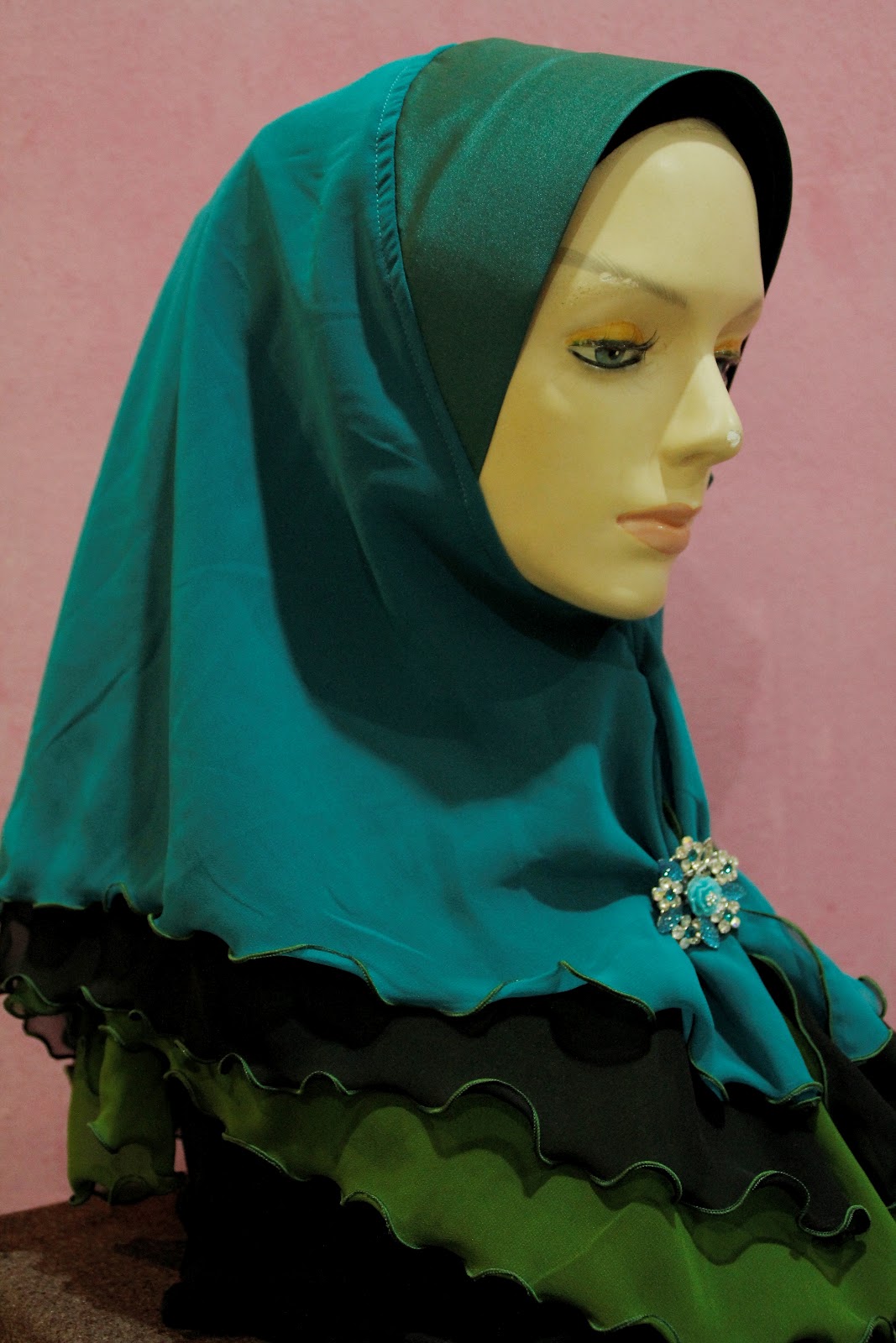 Tudung Calista Tudung Chiffon 3 Layers