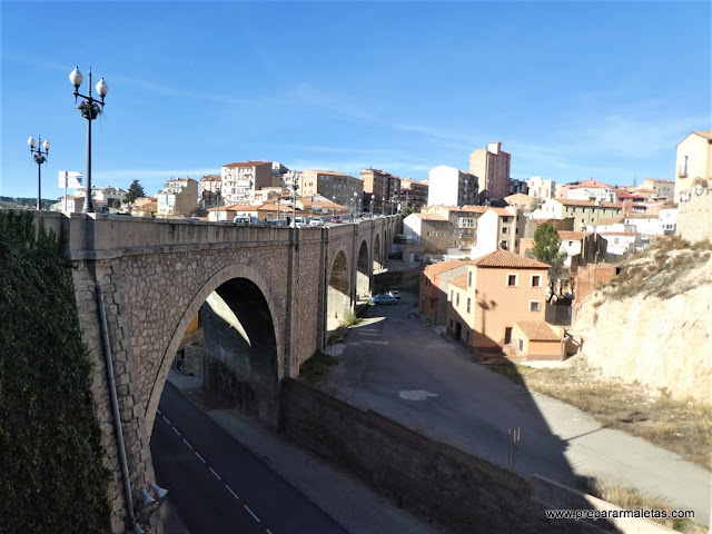 puentes hasta el casco histórico en Teruel