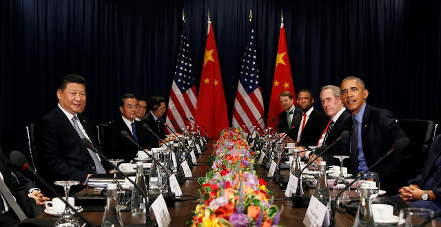 President Obama meets with Chinese President Xi Jinping