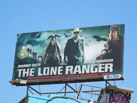 Lone Ranger movie billboard