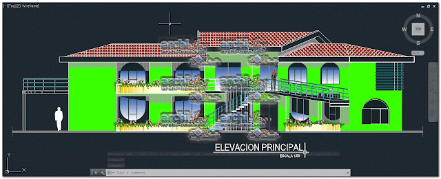 - North façade Building school dining dwg   