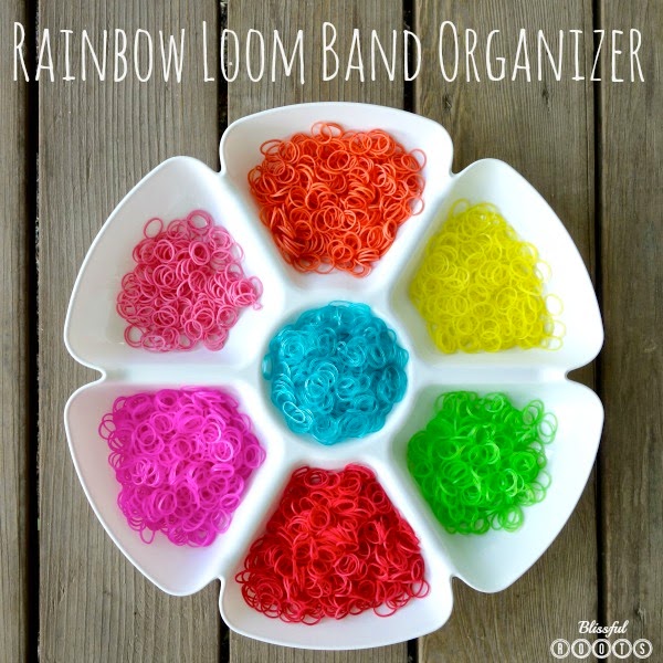 $1 Rainbow Loom Band Organizer @ Blissful Roots